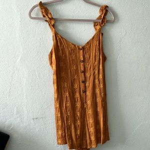 This is from Haute Monde and its a mustard type of jump suit